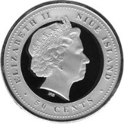 (№2004km615) Монета Ниуэ 2004 год 50 Cents (Футбол)