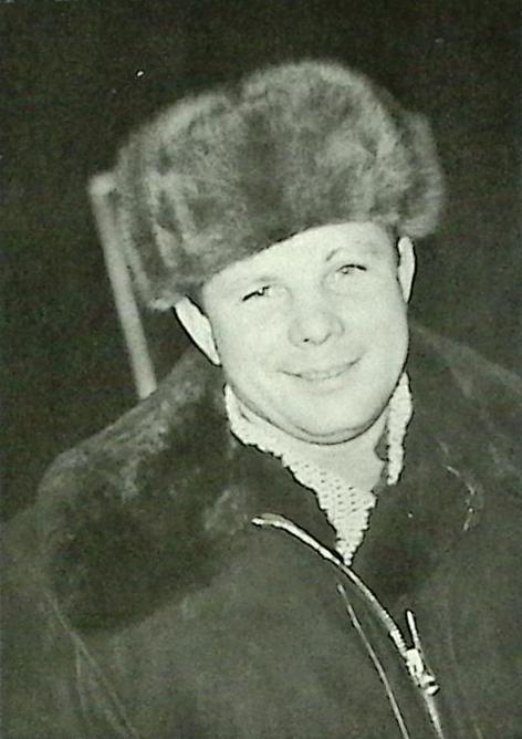 Открытка &quot;Ю.А. Гагарин&quot;, фото. А. Лукашенко, 1970 г., Москва