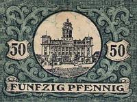(№1920) Банкнота Германия 1920 год "50 Pfennig"