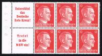 (№1941-122) Лист марок Немецкий Рейх 1941 год "Канцлер Адольф Гитлер 18891945", Гашеный