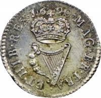 (№1690km96a) Монета Ирландия 1690 год frac12; Penny