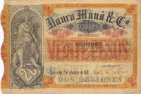 (№1870P-S284) Банкнота Уругвай 1870 год "20 Pesos"