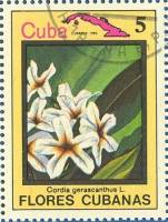 (1983-079) Марка Куба "Кордия"    Цветы III Θ