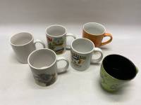 Набор кружки разной расцветки 6 шт