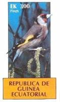 (№1977-266) Блок марок Экваториальная Гвинея 1977 год "Европейский Щегол Щеглы щеглы", Гашеный