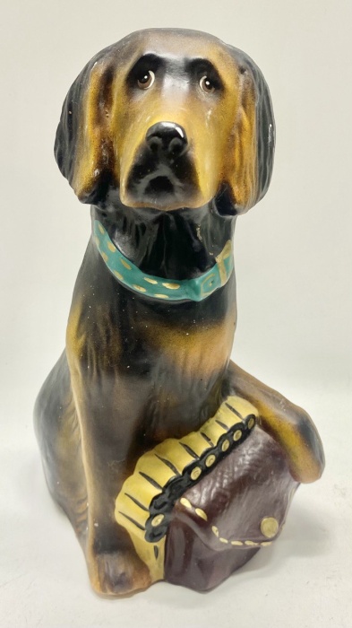 Копилка охотничья собака керамическая 32 см 