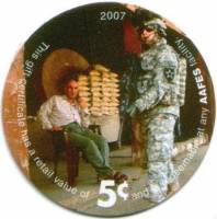 (№2007P-M410) Банкнота США 2007 год "5 Cents"