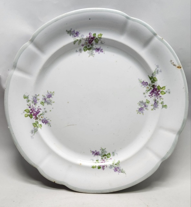 Блюдо 19 век диаметр 38,5 см