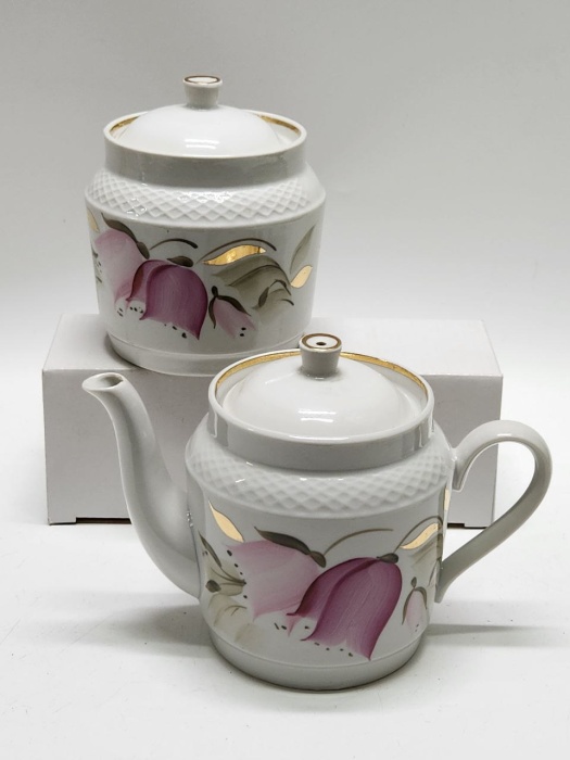 Чайник заварочный и сахарница Пролетарий