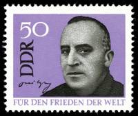 (1964-050) Марка Германия (ГДР) "Карл фон Оссицкий"    Миру мир II O