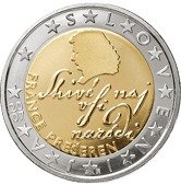 (№2007km75) Монета Словения 2007 год 2 Euro