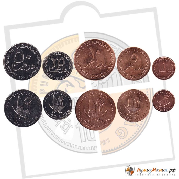 () Монета Катар  год ""   