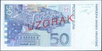 () Банкнота Хорватия 1993 год 50  ""   UNC