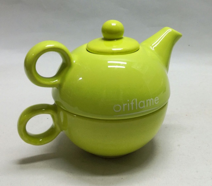 Чайник заварочный с чашкой, керамика, Орифлейм