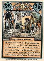 (№1921) Банкнота Германия 1921 год "25 Pfennig"