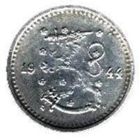 () Монета Финляндия 1943 год 500  ""   Железо (Fe)  UNC