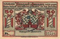 (№1922) Банкнота Германия 1922 год "50 Pfennig"