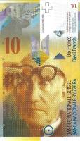 (,) Банкнота Швейцария 1996 год 10 франков "Ле Корбюзье"   UNC