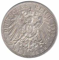 () Монета Германия (Империя) 1913 год   ""   Серебро (Ag)  XF