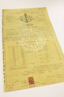 Страховой полис СО Якорь 1894 год, выдан С. и Н. Гордениным, №328010, VF