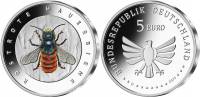 (2023) Монета Германия 2023 год 5 евро "Пчела" Медь-Никель  UNC