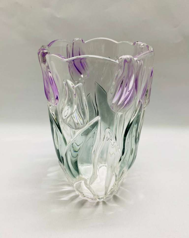 Ваза цветная стекло Waltherglas