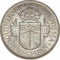 (№1932km5) Монета Южная Родезия 1932 год frac12; Crown