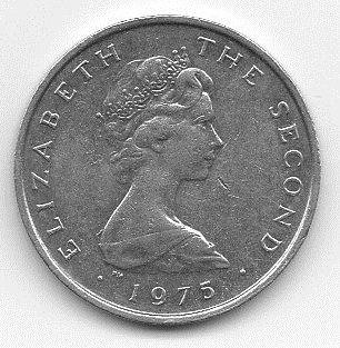 (1975) Монета Остров Мэн 1975 год 5 нов пенсов &quot;Крепость&quot;  Медь-Никель  UNC