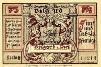 (№2017) Банкнота Германия (Без даты) 75 Pfennig"