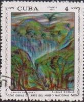 (1972-004) Марка Куба "Креольская долина"    Музей в Гаване II Θ