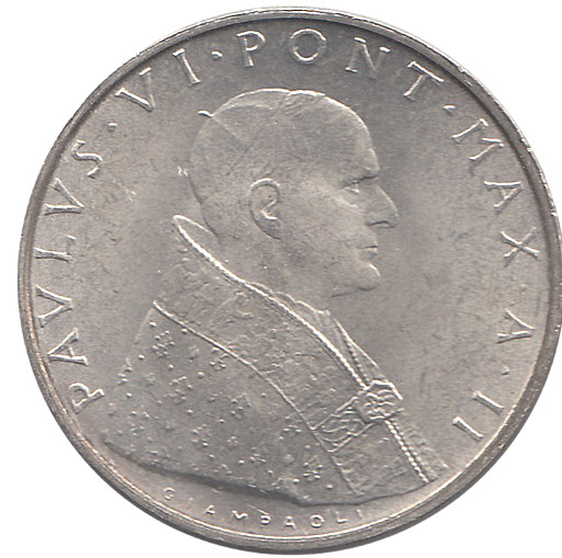 () Монета Ватикан 1964 год   &quot;&quot;     UNC