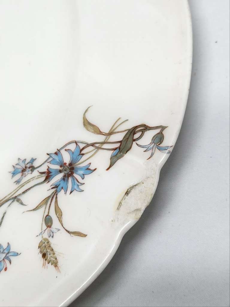 Тарелка Фарфор Frank Haviland Limoges Франция 1910-1914 годы (1) (Есть скол)