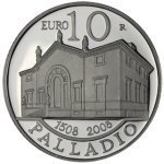 (2008) Монета Сан-Марино 2008 год 10 евро "Андреа Палладио. 500 лет со дня рождения"  Серебро Ag 925