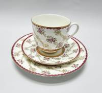 Кофейная пара с десертной тарелкой ЛФЗ костяной фарфор ( сост. на фото)