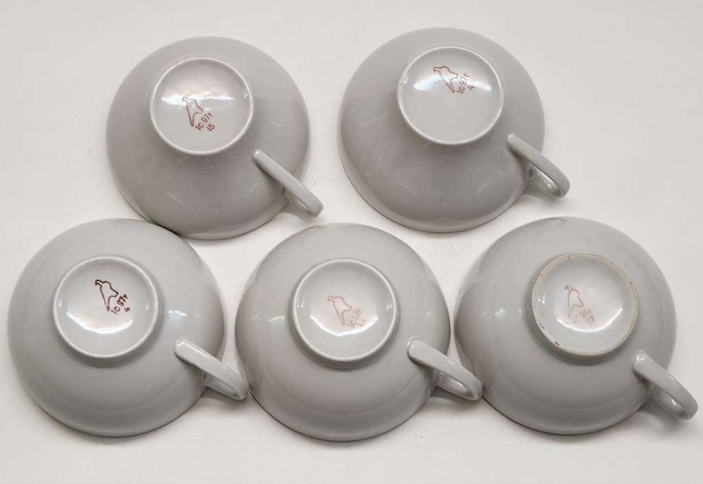 Чашки чайные 5 шт Дулево двух видов