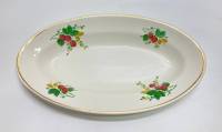 Блюдо овальное малина, ЗИК Конаково