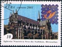 (№4352-4357) Набор марок Куба 2001 год (6 марок) "Международная Филателистическая Выставка В Брюссел