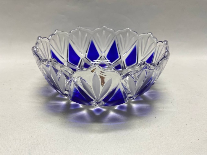 Салатник цветной хрусталь Walther Glass Германия