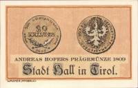(№1920) Банкнота Австрия 1920 год "40 Heller"