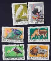 1968-081-86  Серия Набор марок (6 шт) СССР  Государственные заповедники II Θ