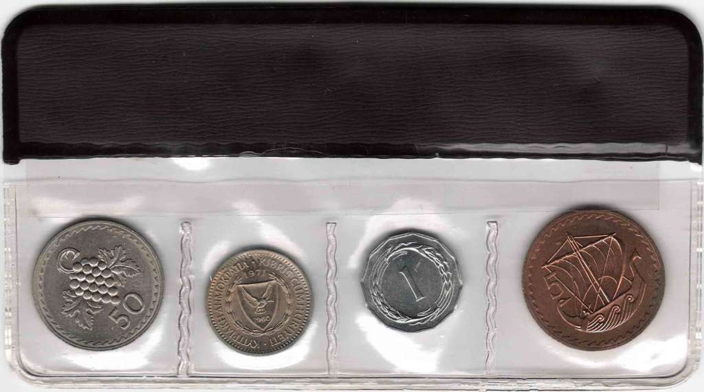 () Набор Кипр 1971 год &quot;&quot;   UNC