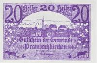 (№1920) Банкнота Австрия 1920 год "20 Heller"