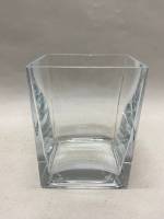 Ваза прозрачное стекло, геометрия