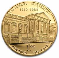 (№1985km118) Монета Южная Африка 1985 год 1 Ounce (75-летию парламента)
