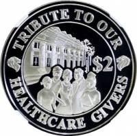 () Монета Сингапур 2003 год 2  ""    AU