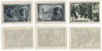 1942-03 04 09 Серия Набор марок 3 шт СССР  Герои Великой Отечественной войны III O