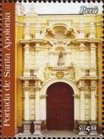 (№2007-2167) Марка Перу 2007 год "Apolinie039s портал Санкт", Гашеная