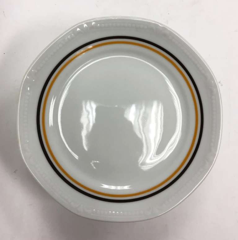 Набор тарелок, фарфор, Чехословакия, 6 шт. новые в коробке (сост. на фото)