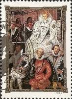 (1984-158) Марка Северная Корея "Елизавета I"   Портреты правителей Европы III O