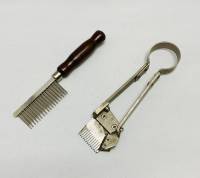 Ручная машинка и расческа для стрижки животных